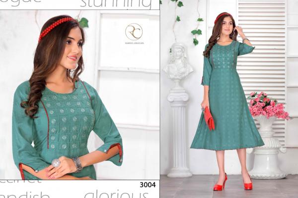 Ramdev Raanisa Vol 1 Embroidery Designer Kurti Collection